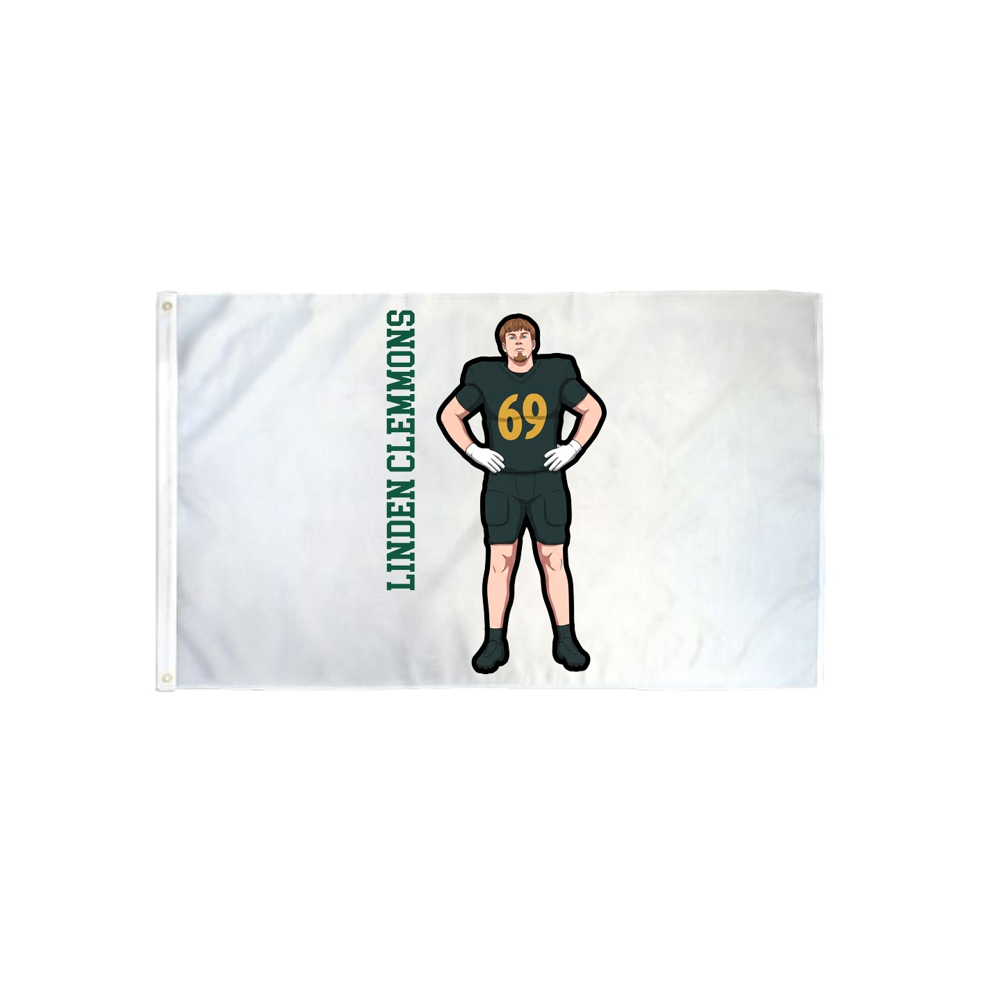 3x5 Flag — Name Vertical in Classic