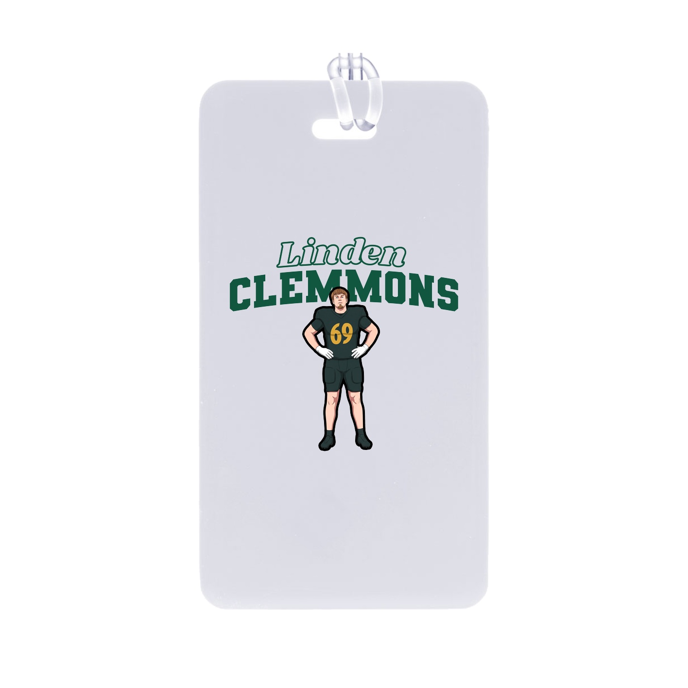 Bag Tag — Name Arch in Classic