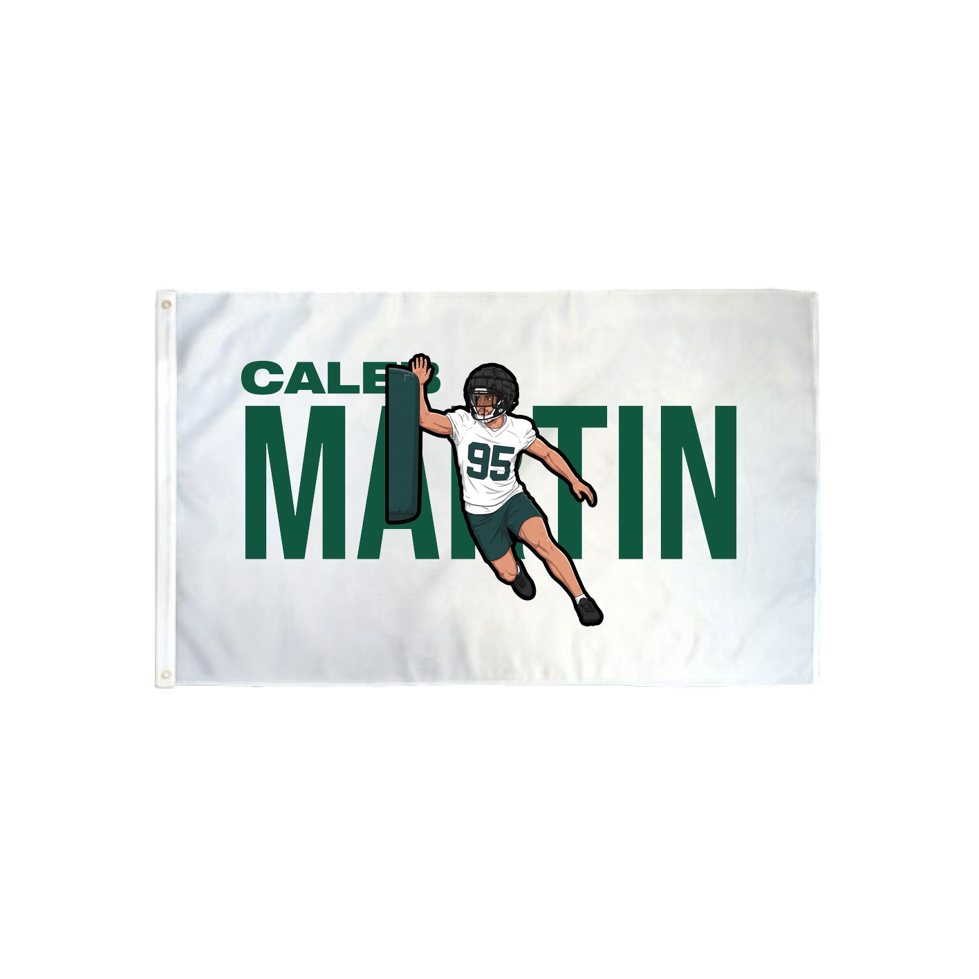 3x5 Flag — Player Name in Classic