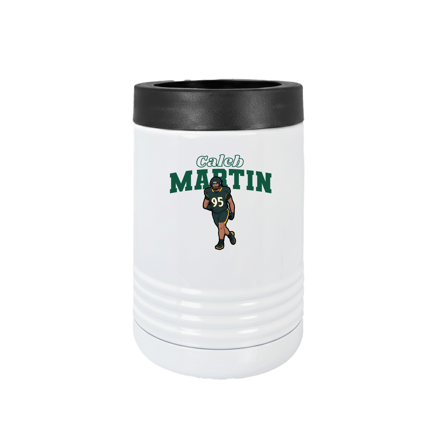 Beverage Holder — Name Arch in White