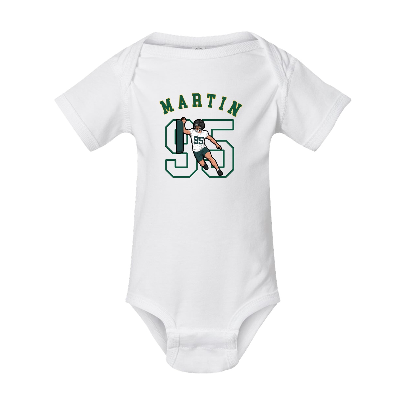 Baby Onesie — Shirsey Arch in White
