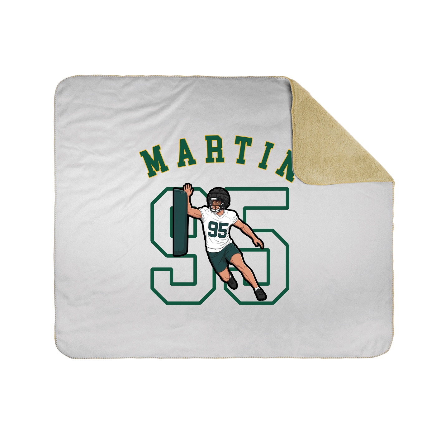 Throw Blanket — Shirsey Arch in White
