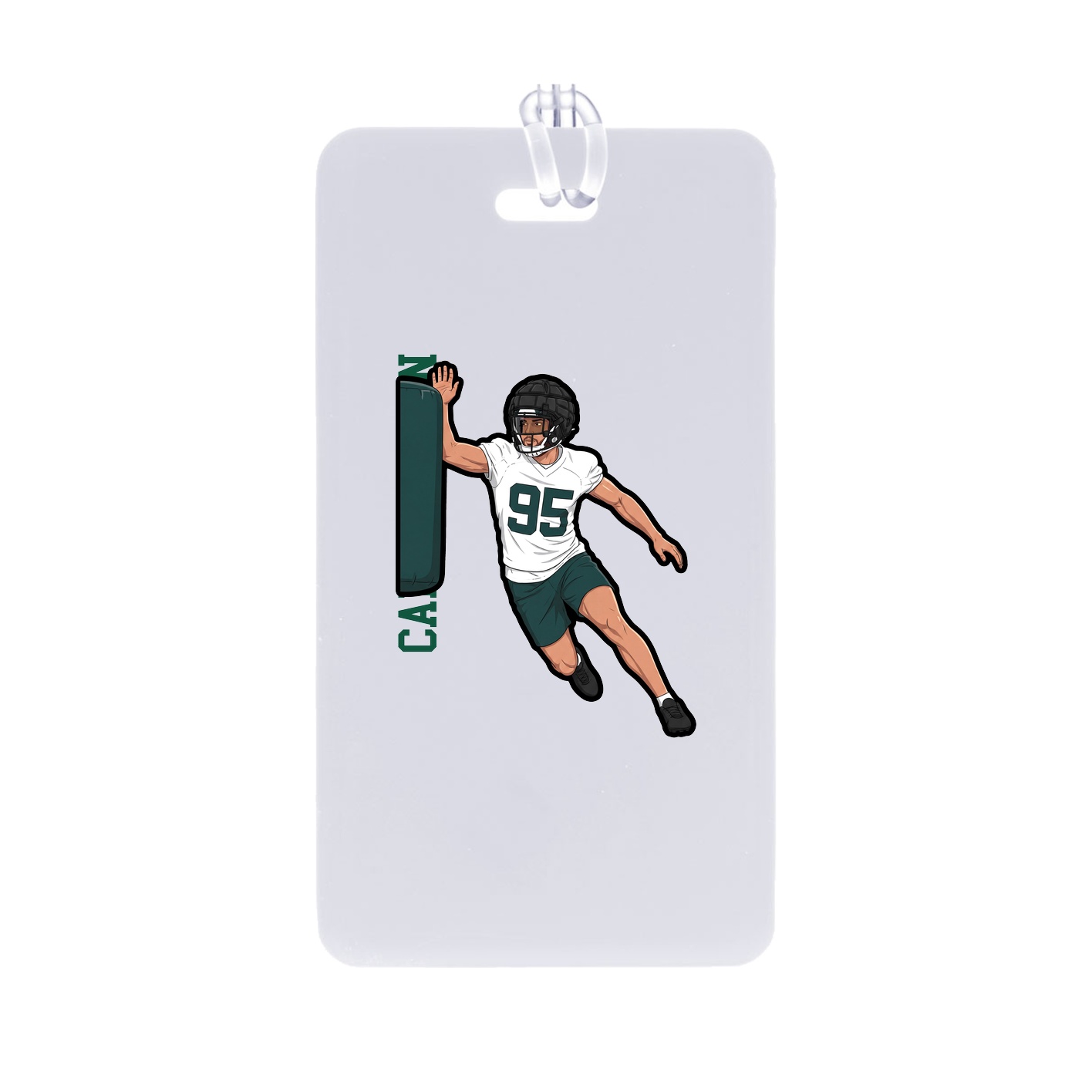 Bag Tag — Name Vertical in Classic