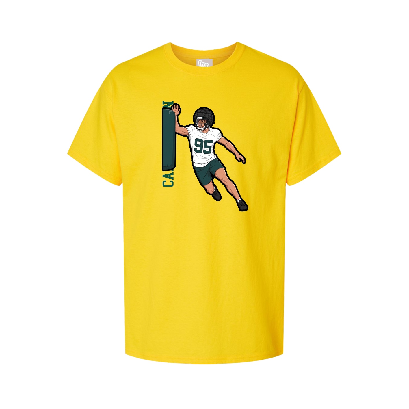 Tee — Name Vertical in Gold