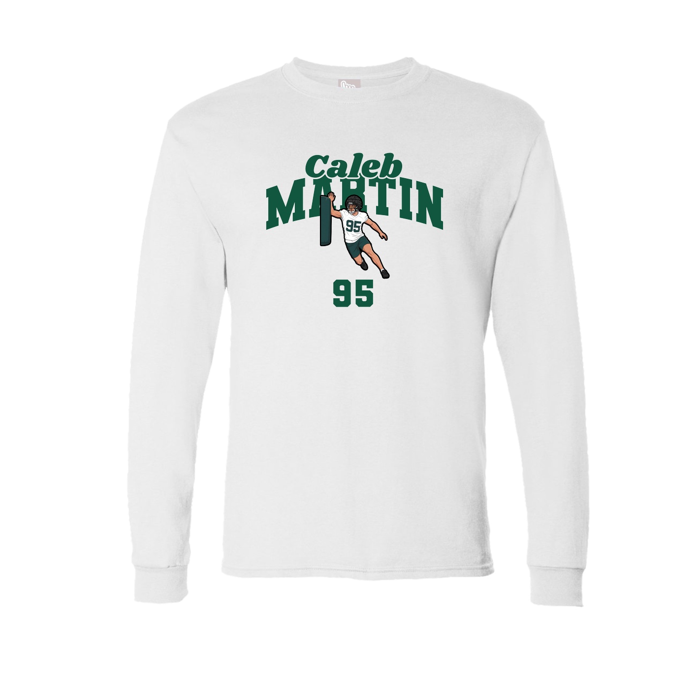 Long Sleeve Tee — Signature Arch in White