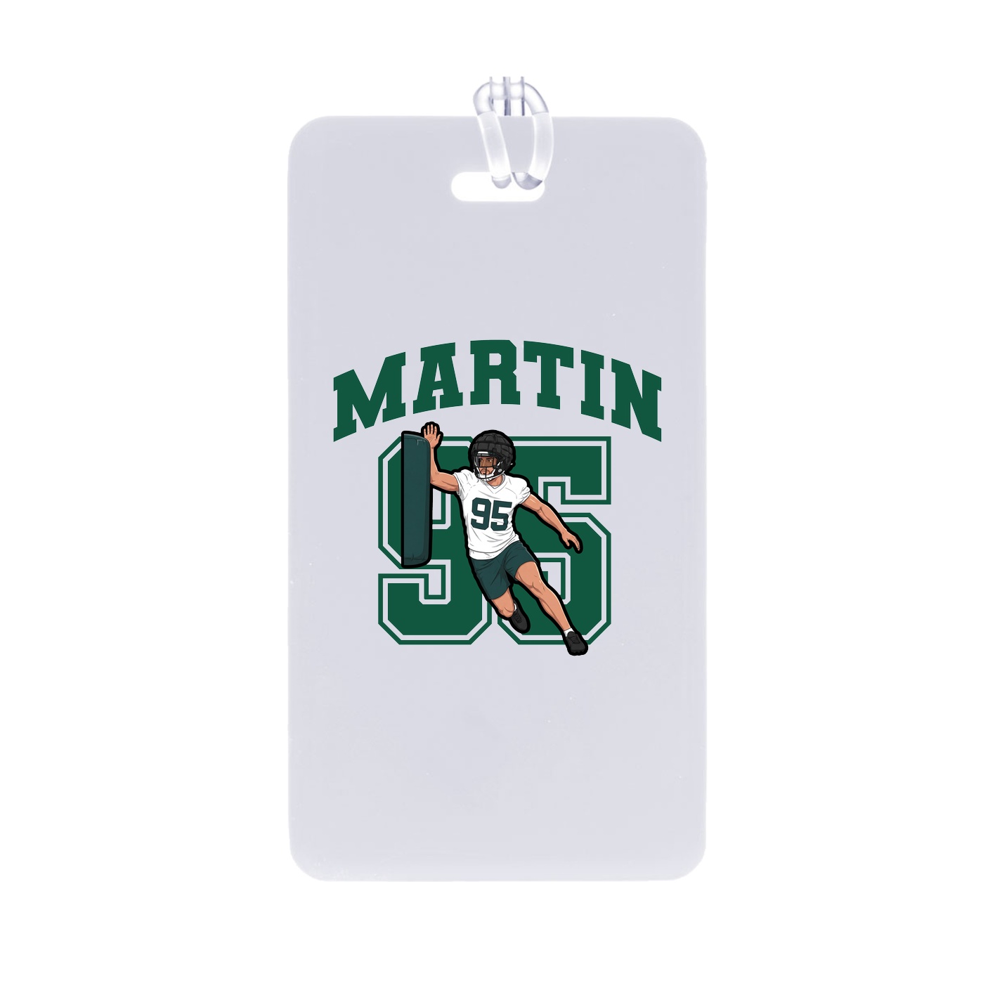 Bag Tag — Number in Classic