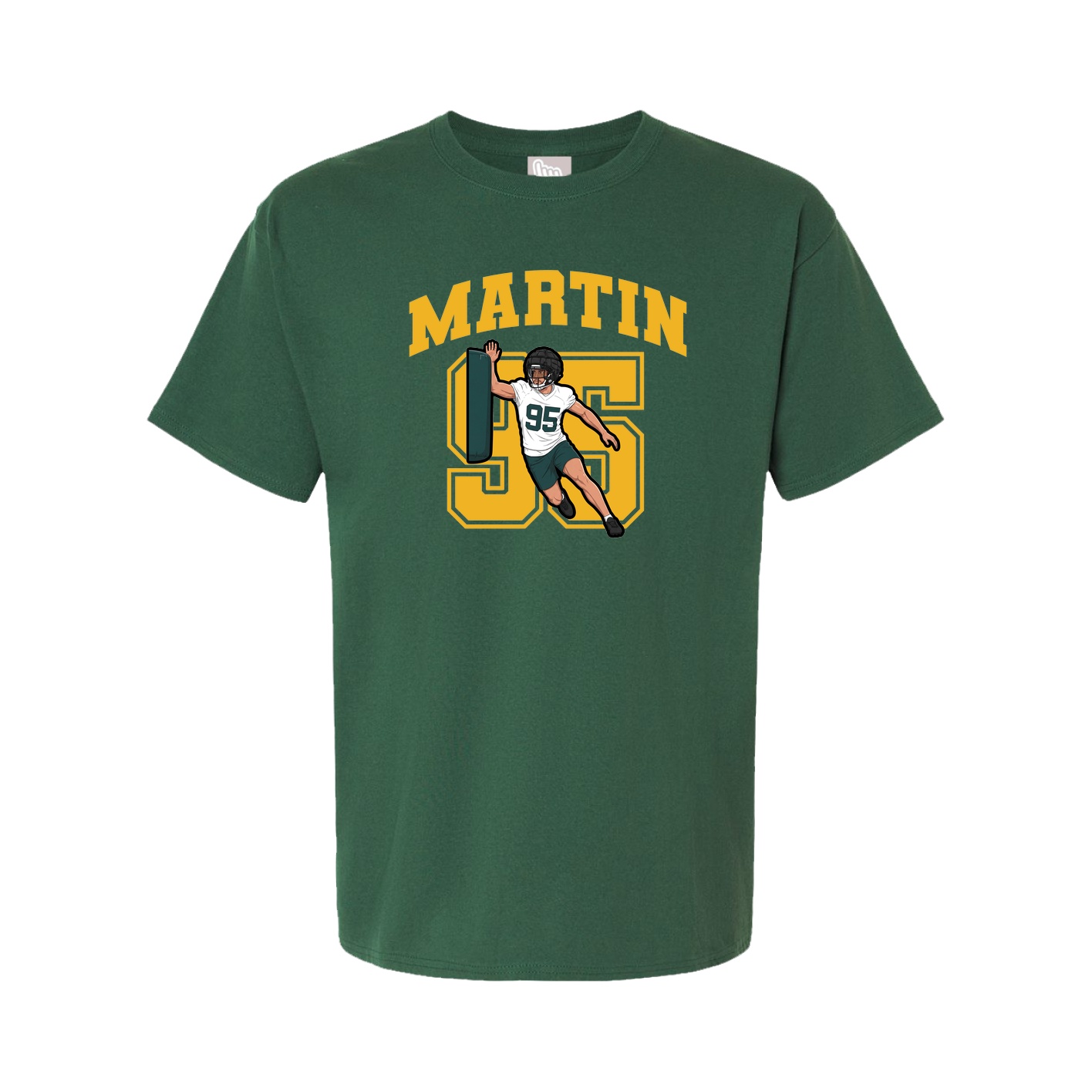 Tee — Number in Green
