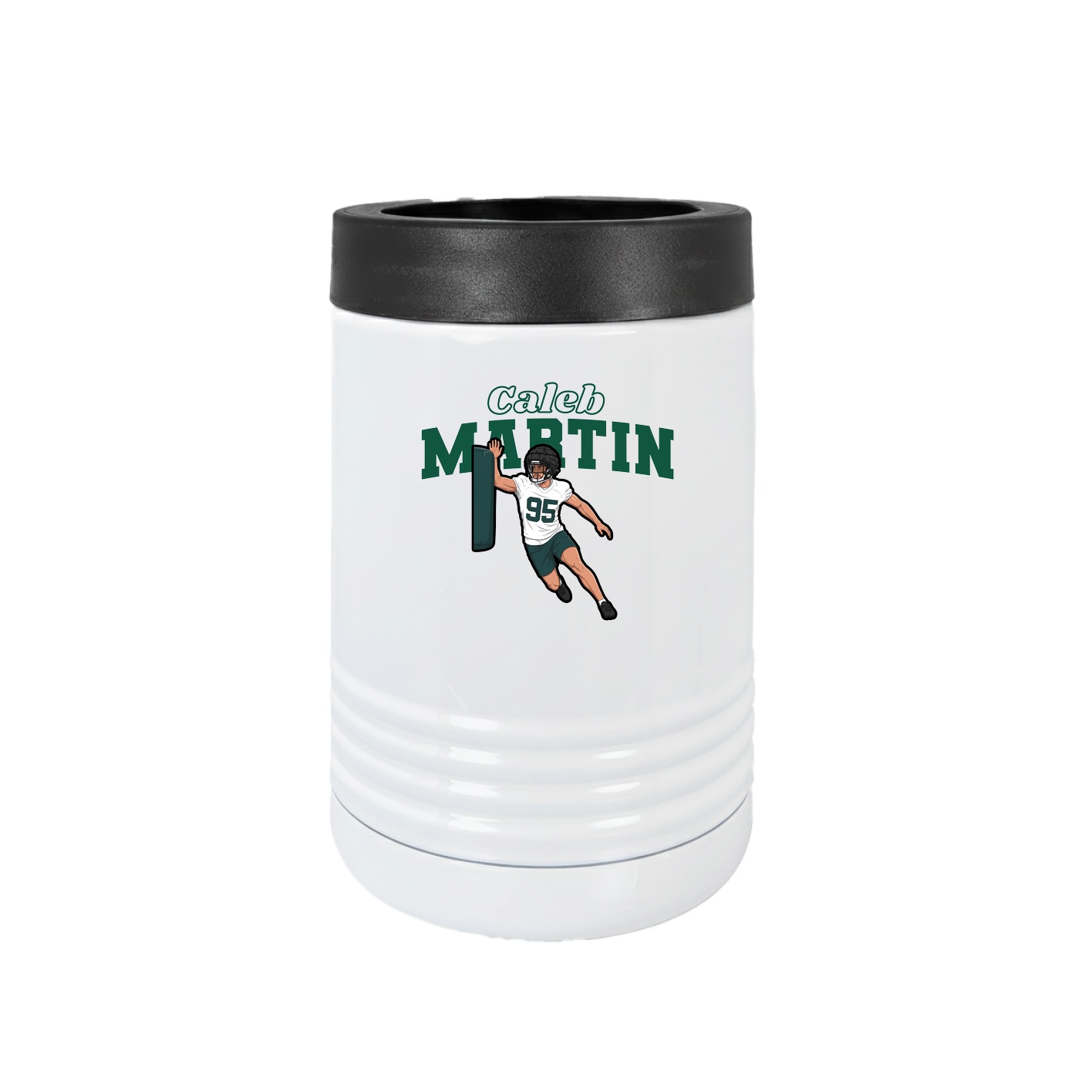 Beverage Holder — Name Arch in White