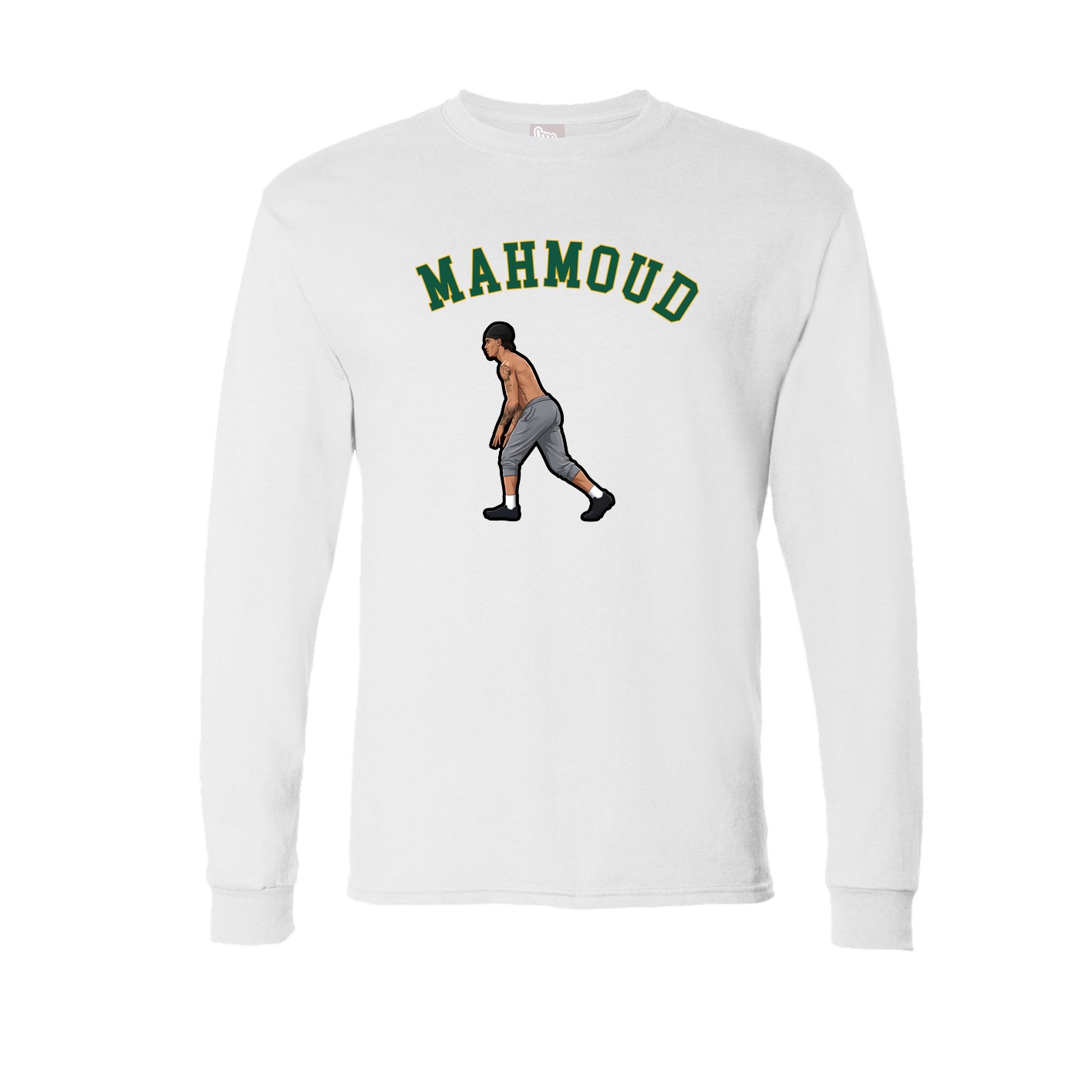 Long Sleeve Tee — Shirsey Arch in White