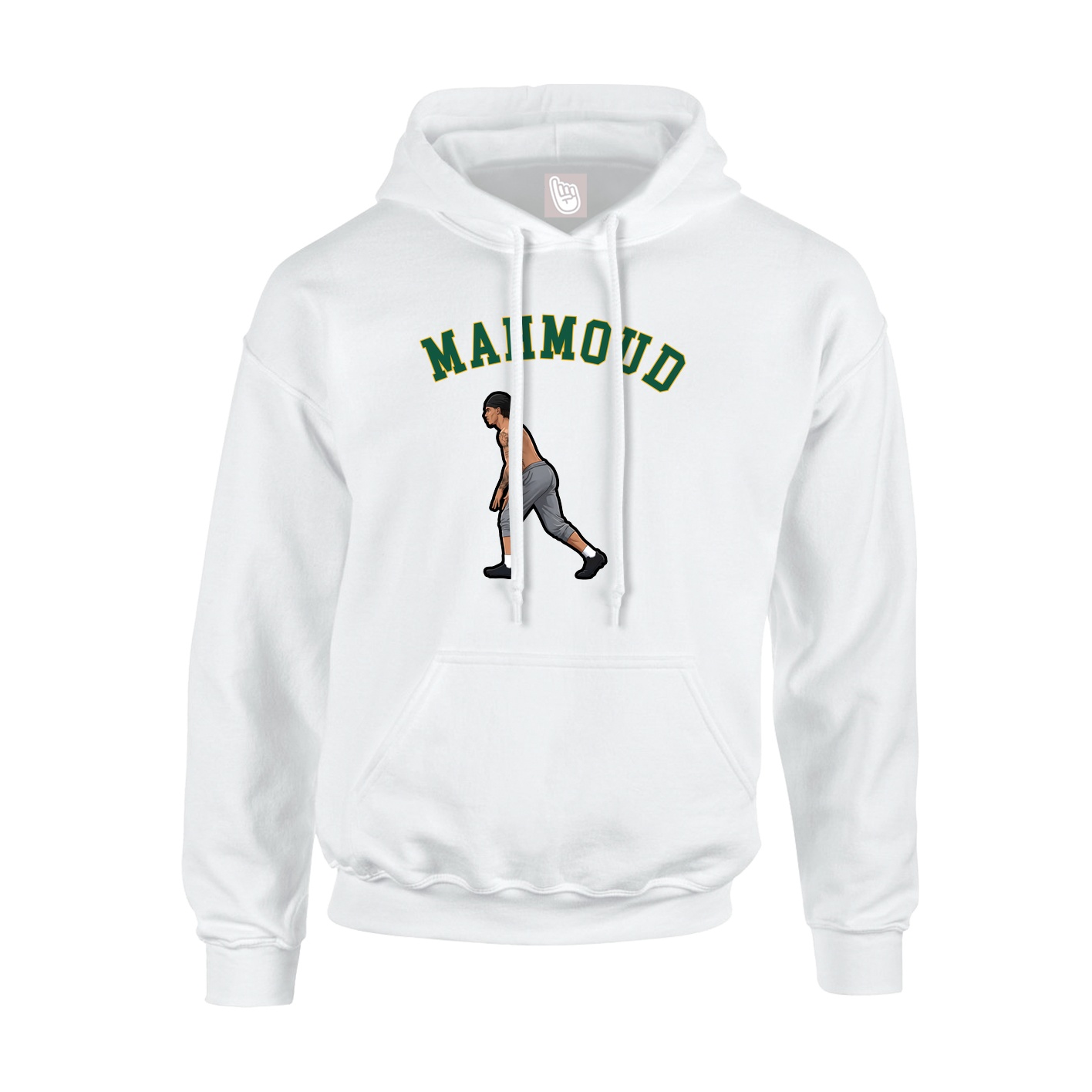 Youth Hoodie — Shirsey Arch in White