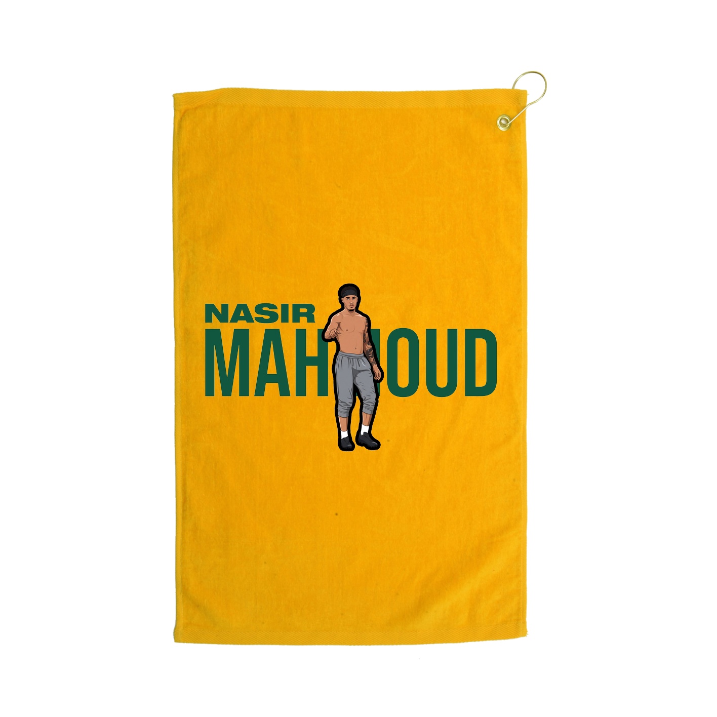 Golf Towel — Player Name in Gold