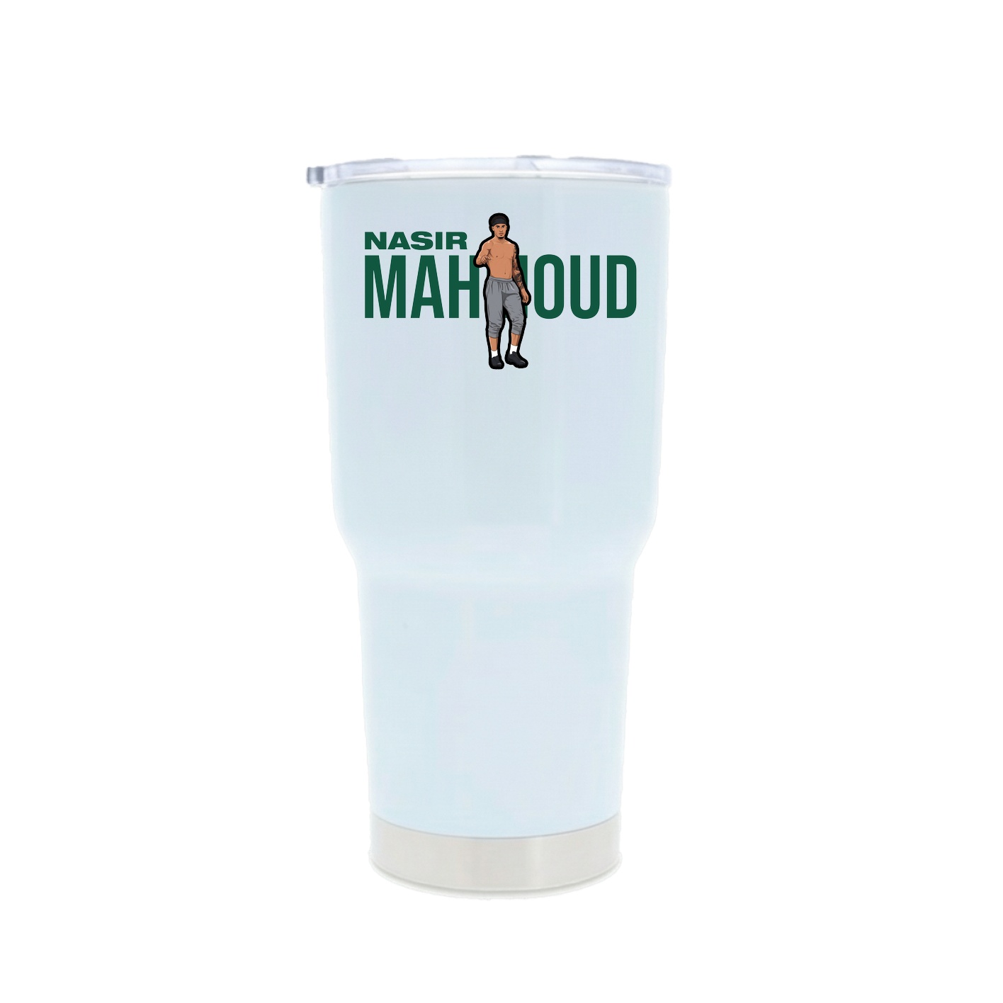 30oz Stainless Steel Tumbler — Player Name in White