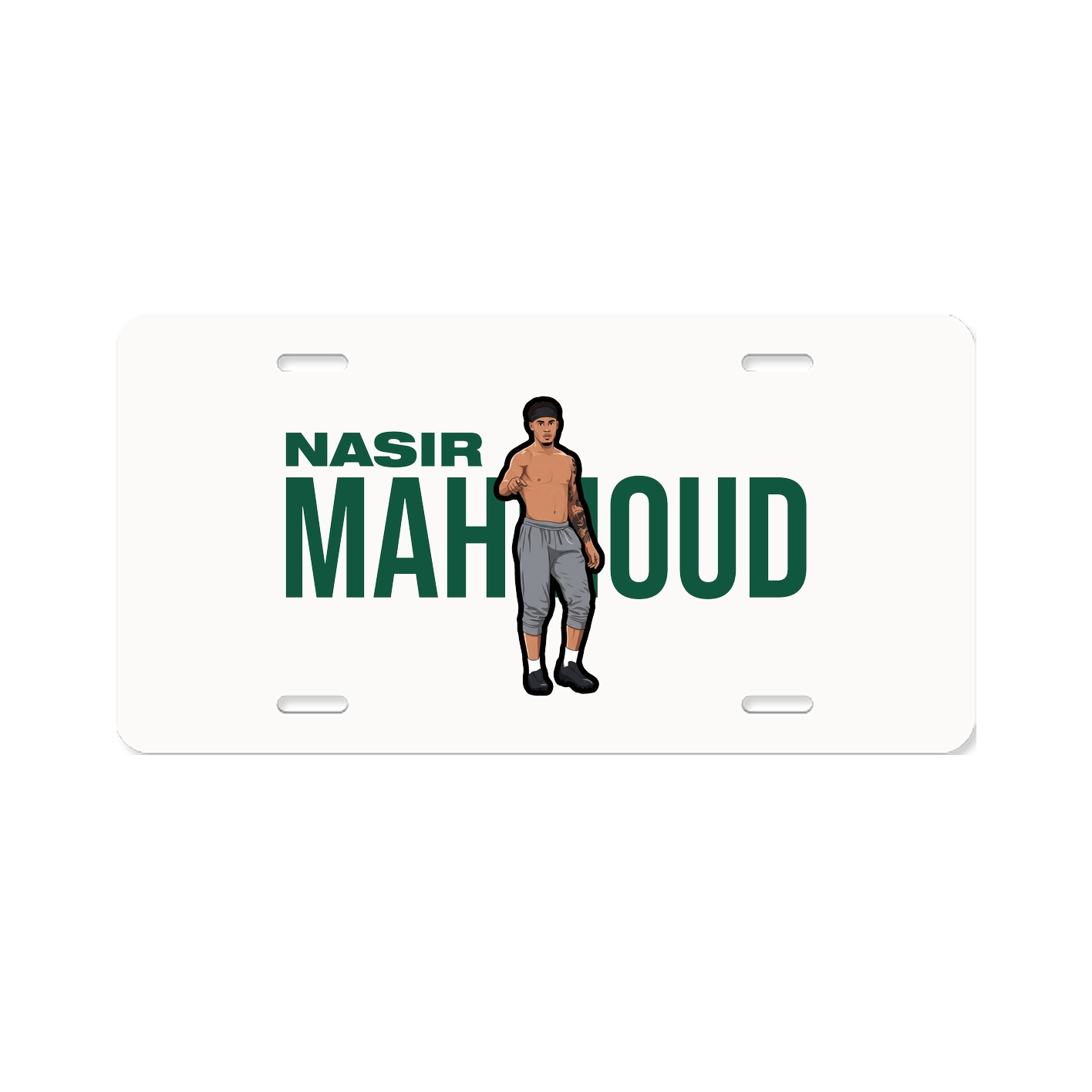 License Plate — Player Name in Classic