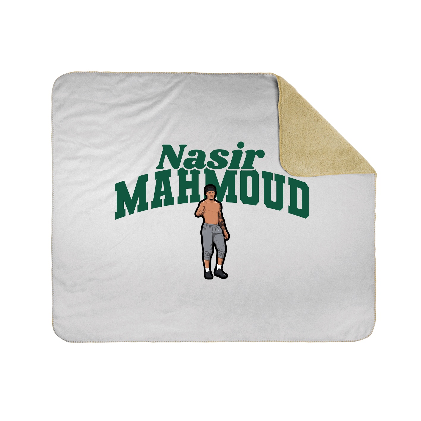 Throw Blanket — Signature Arch in White