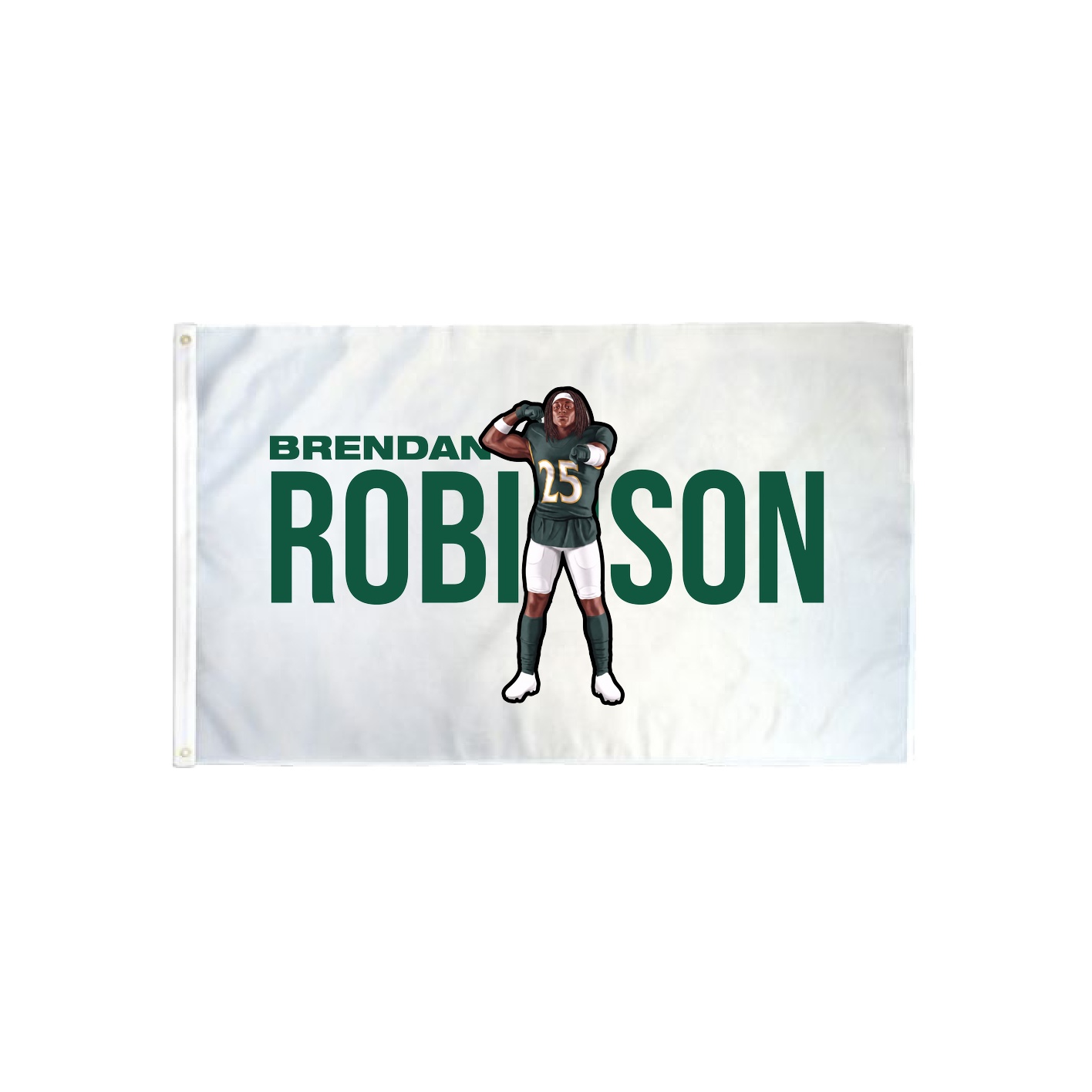 3x5 Flag — Player Name in Classic