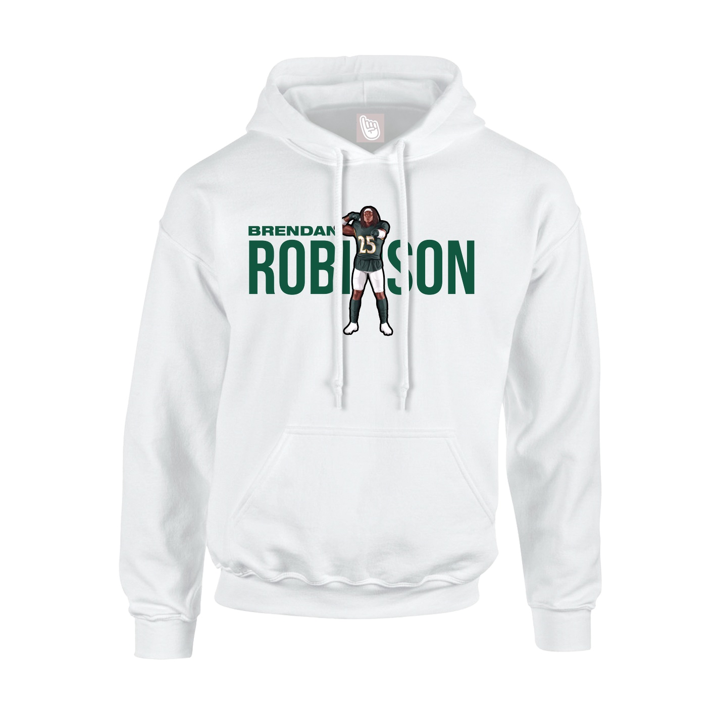 Hoodie — Player Name in White