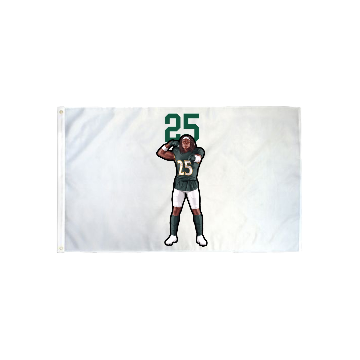 3x5 Flag — Number Top in Classic