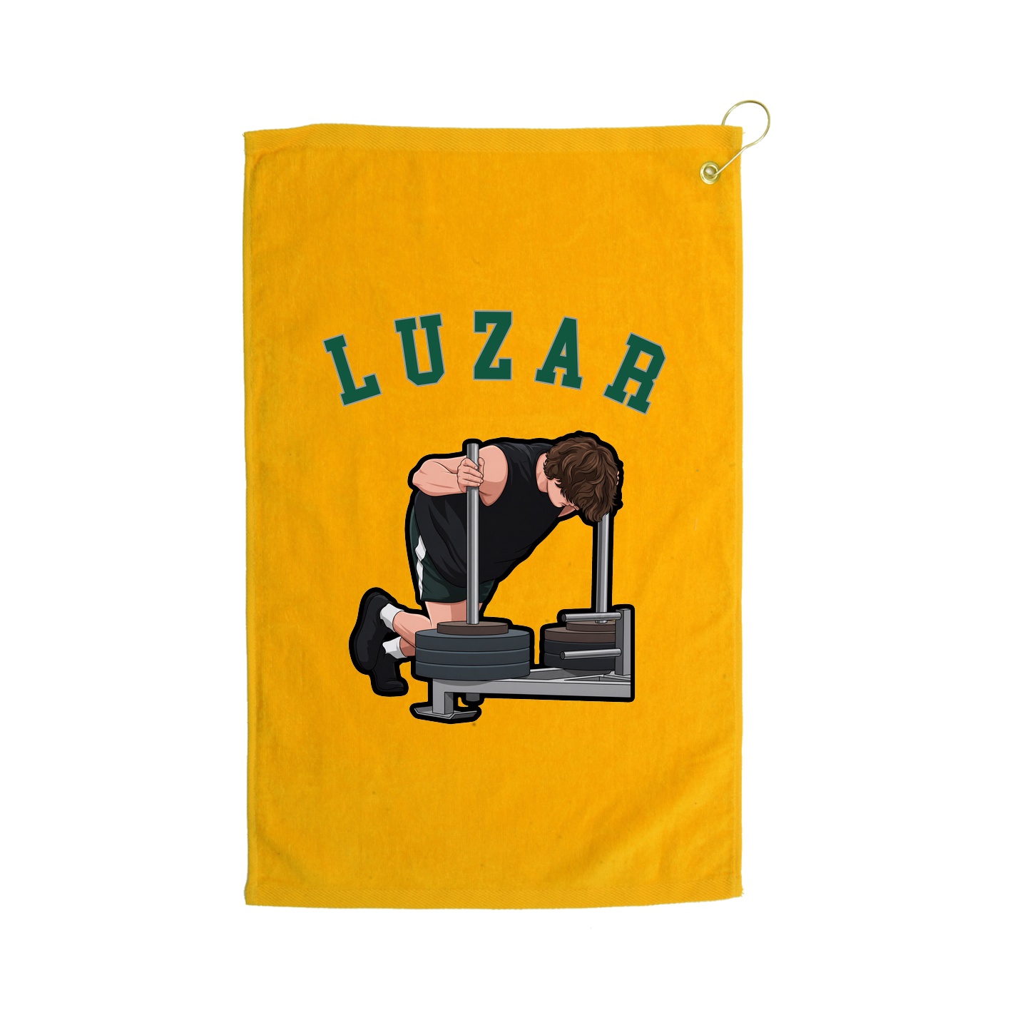 Golf Towel — Shirsey Arch in Gold