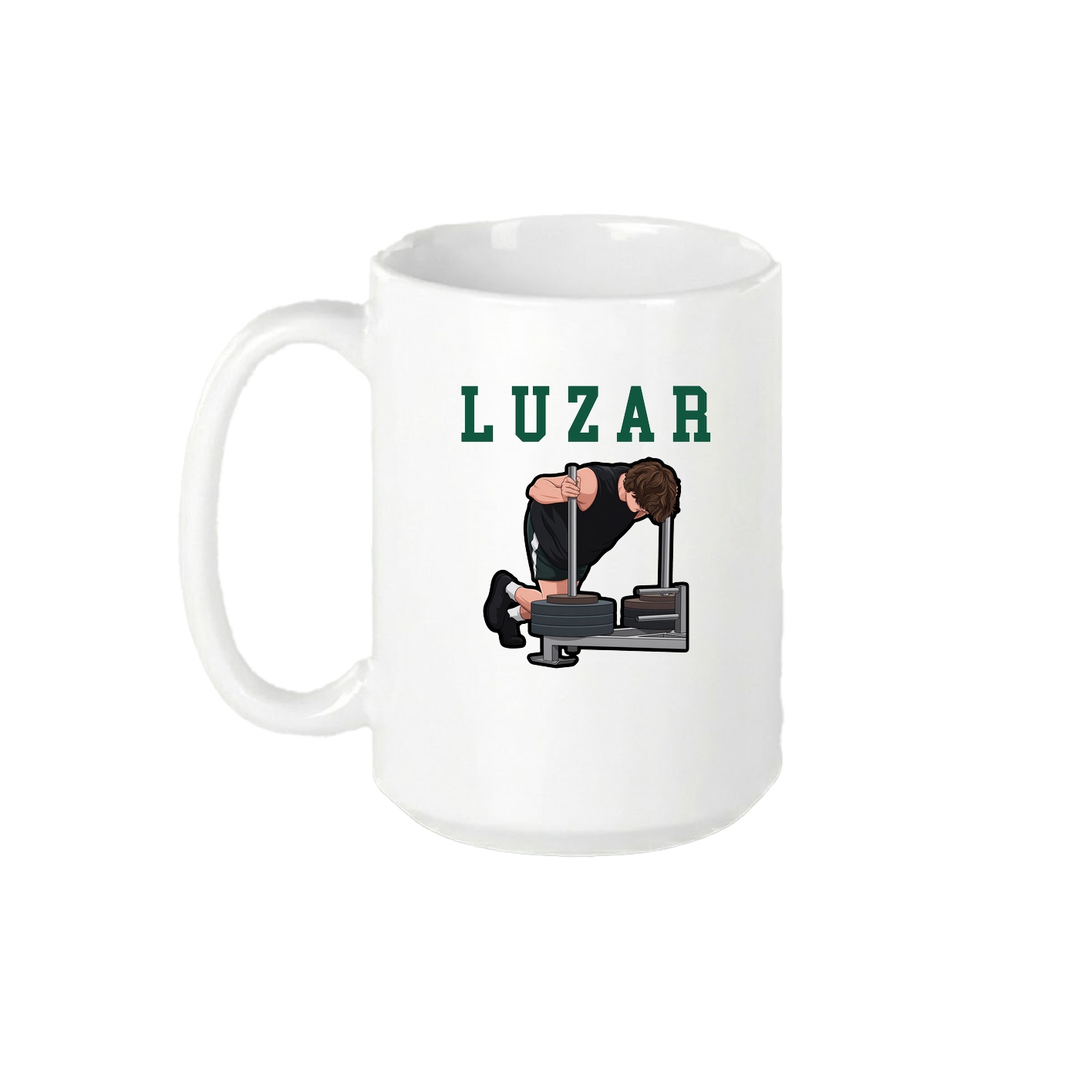15oz Coffee Mug — Shirsey in White