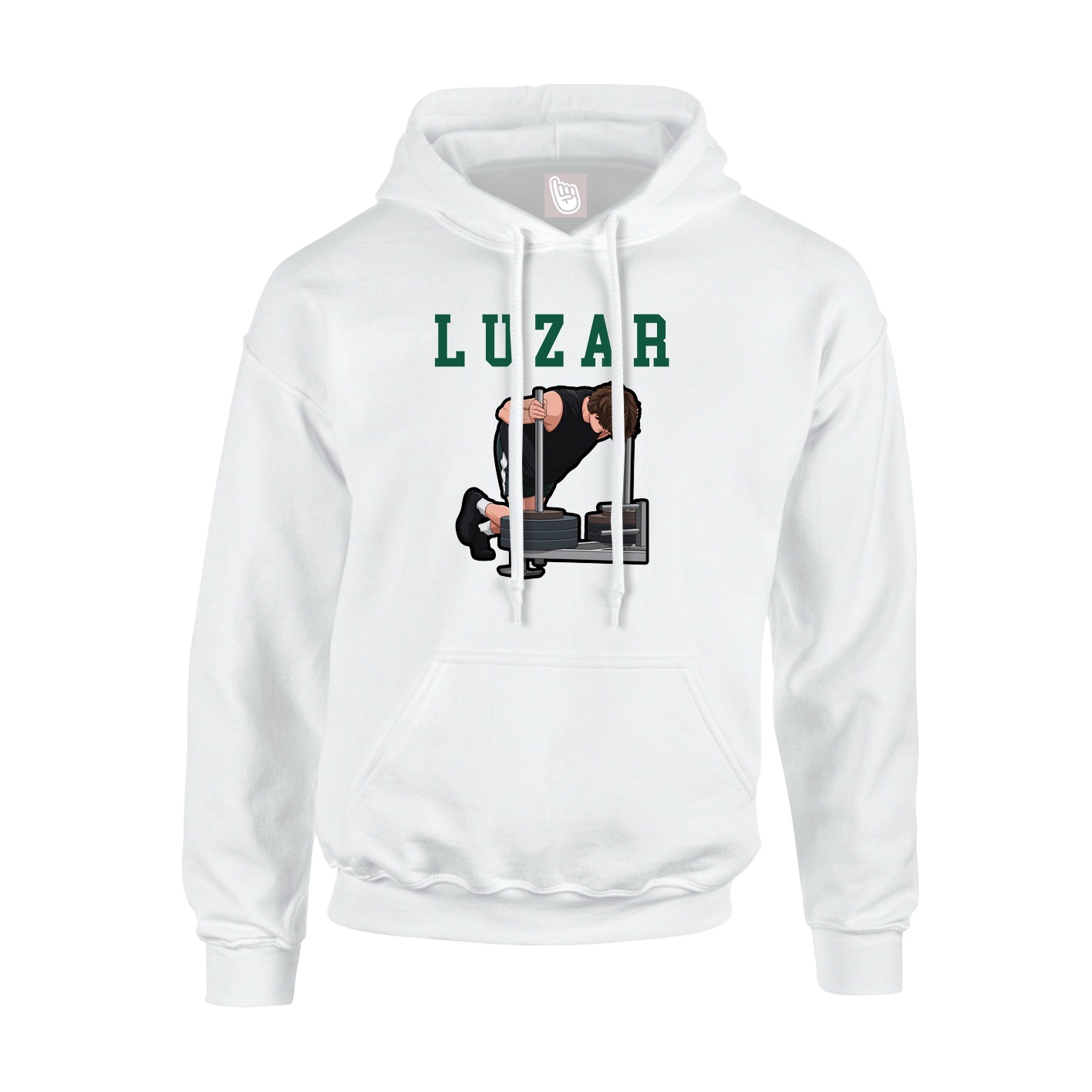 Youth Hoodie — Shirsey in White