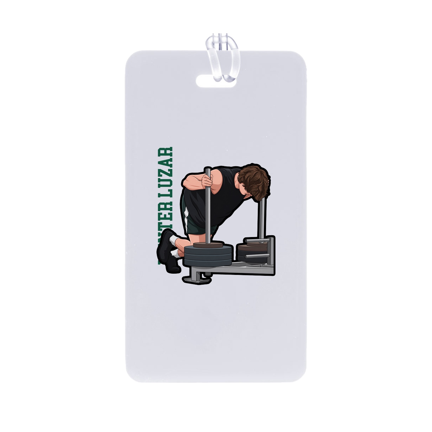 Bag Tag — Name Vertical in Classic