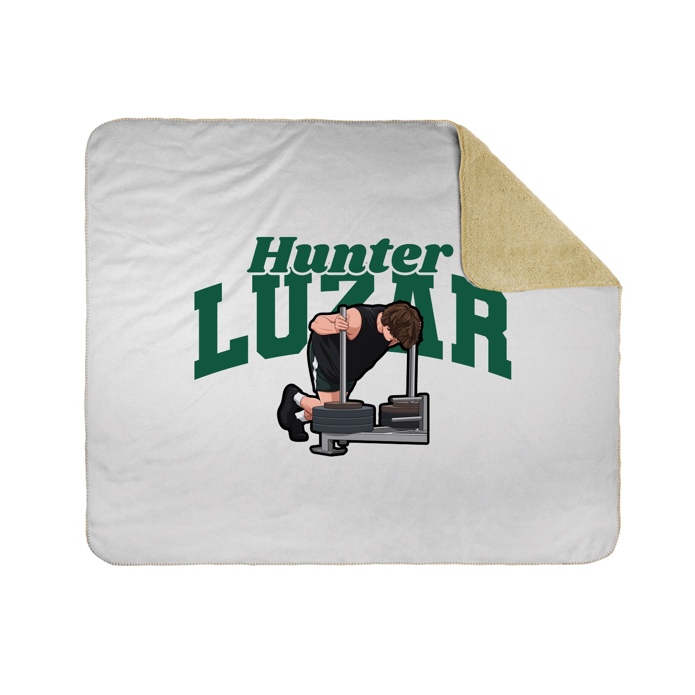 Throw Blanket — Signature Arch in White