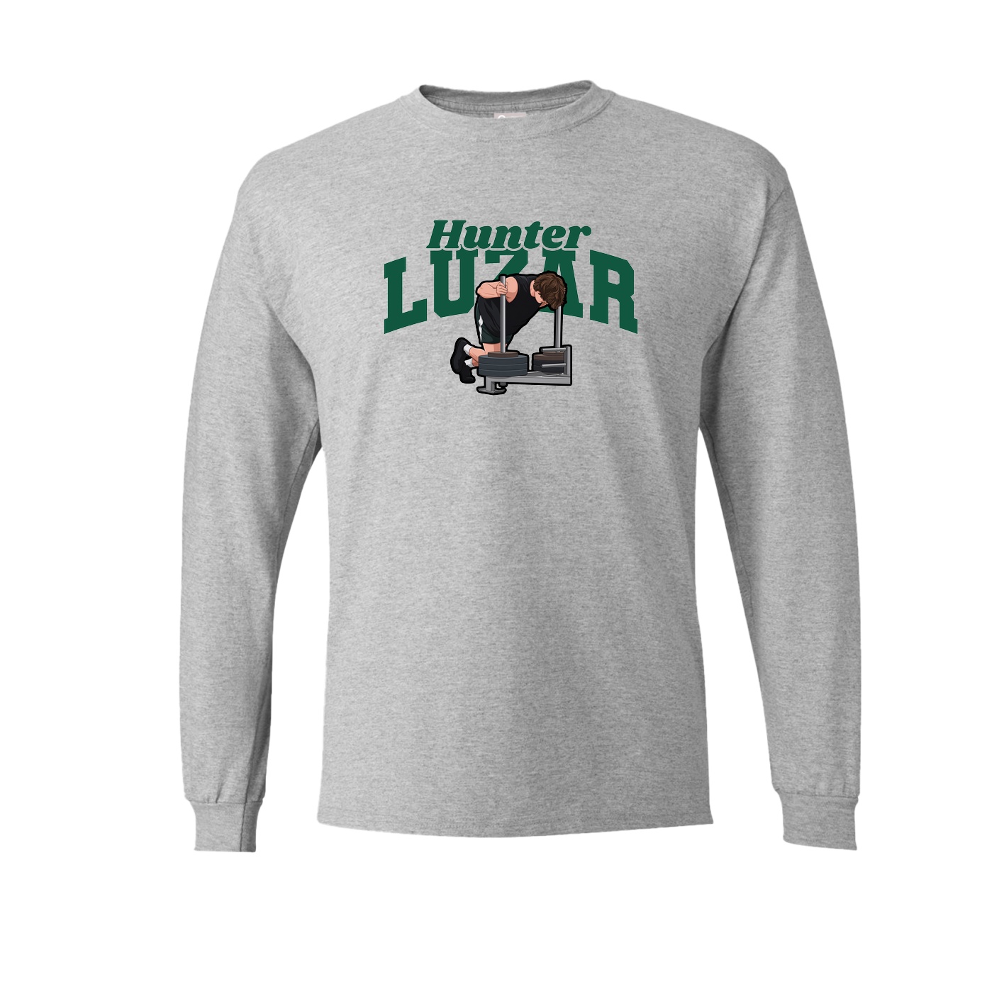 Long Sleeve Tee — Signature Arch in Grey