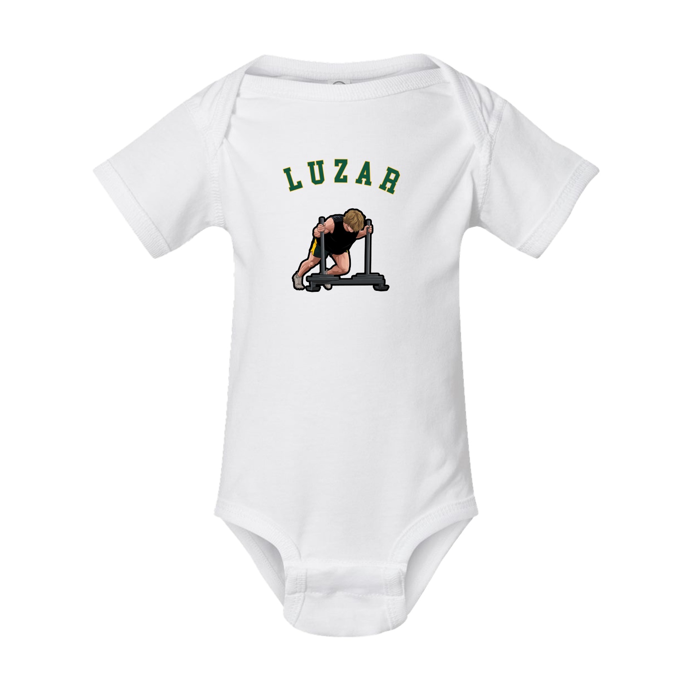 Baby Onesie — Shirsey Arch in White