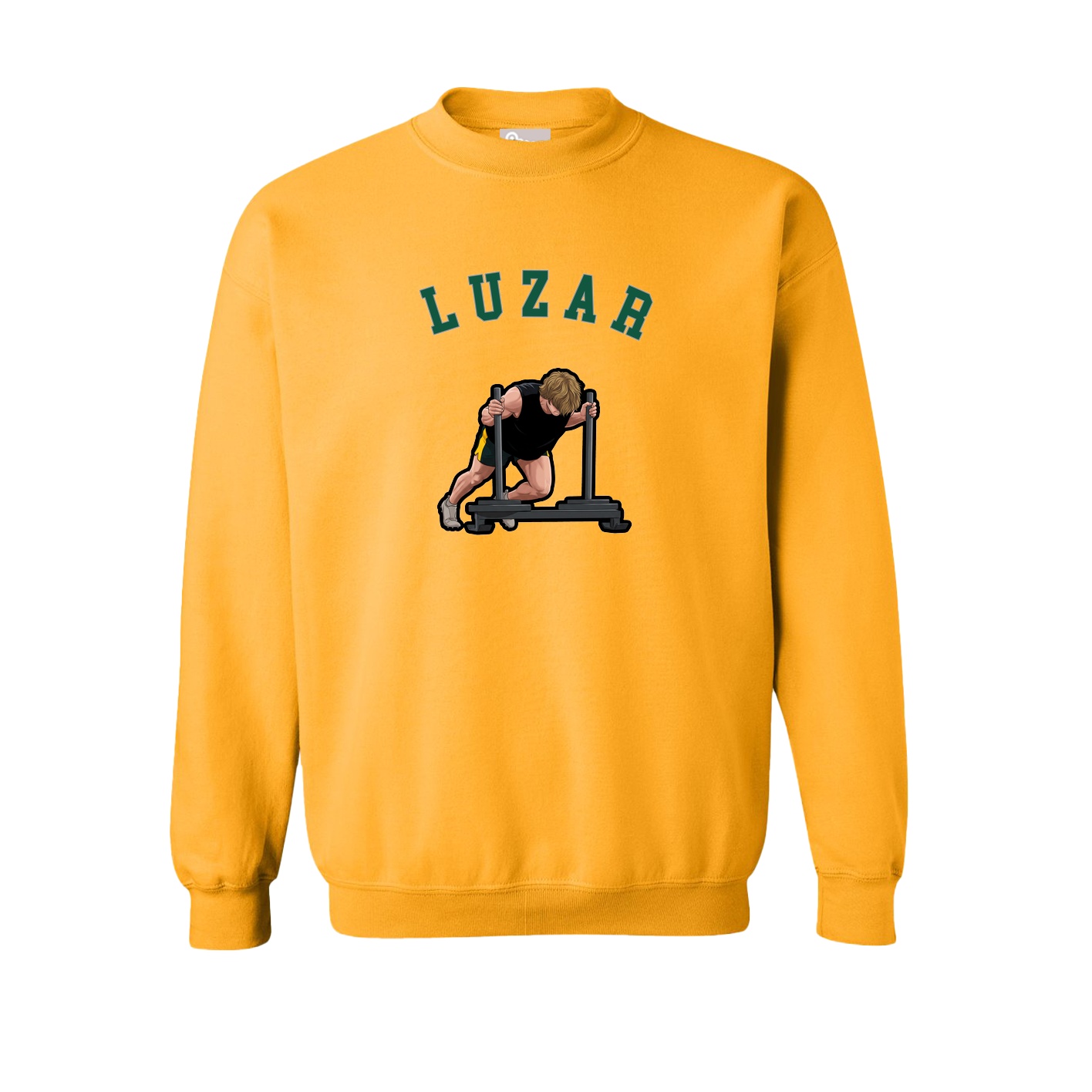 Fleece Crew — Shirsey Arch in Gold