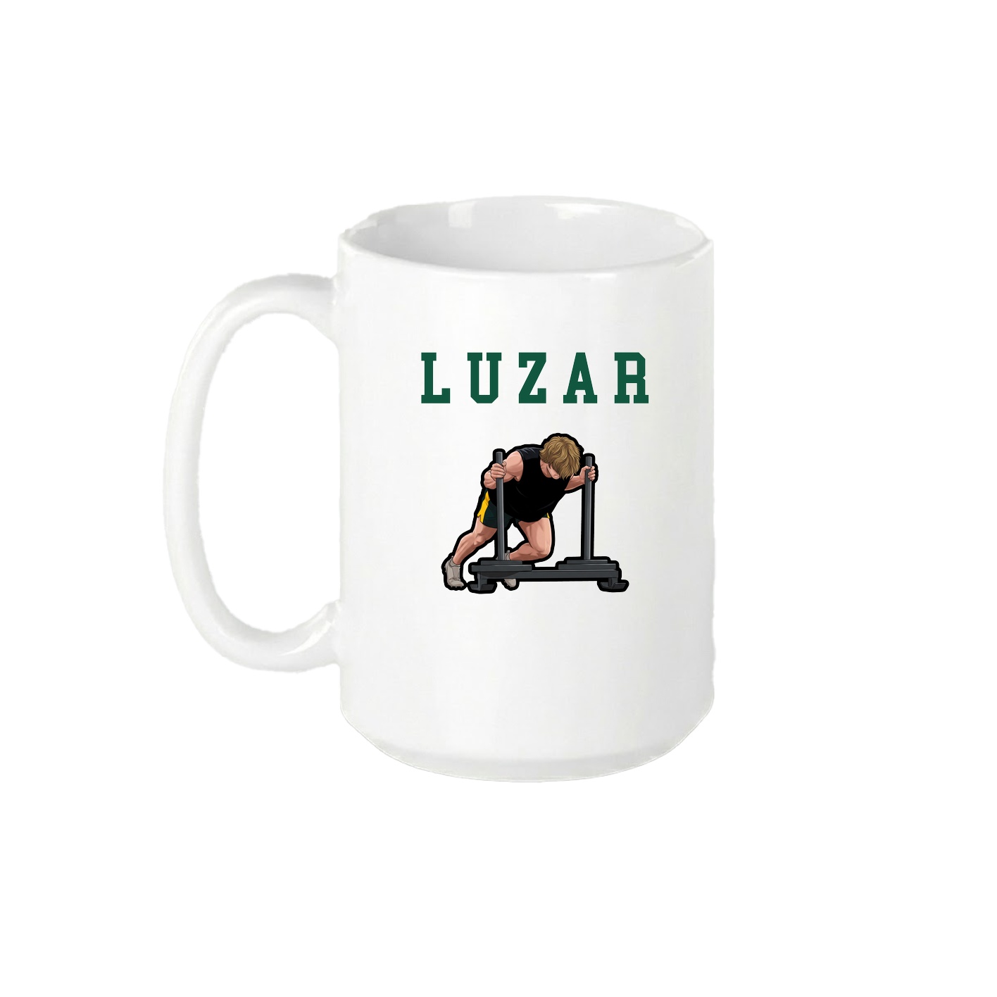 15oz Coffee Mug — Shirsey in White