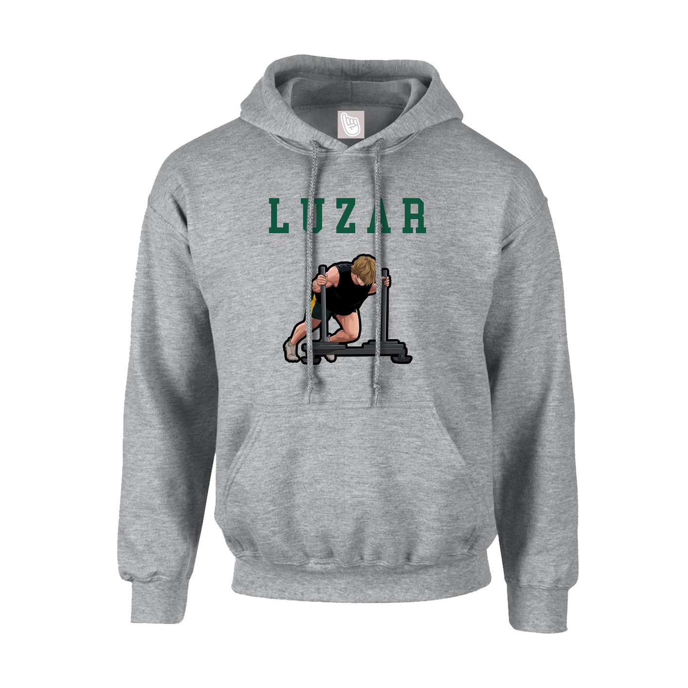 Hoodie — Shirsey in Grey