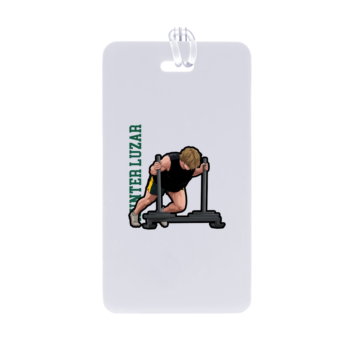 Bag Tag — Name Vertical in Classic