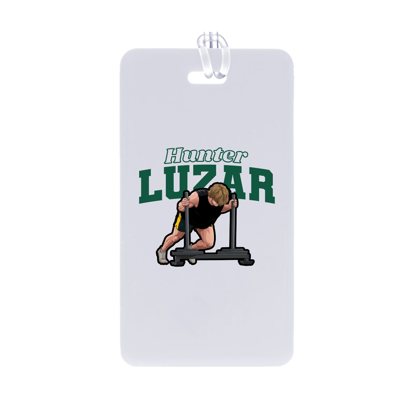 Bag Tag — Name Arch in Classic
