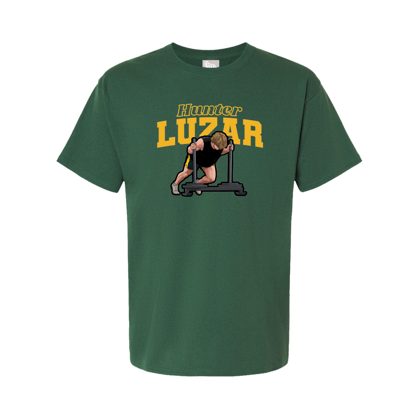 Tee — Name Arch in Green