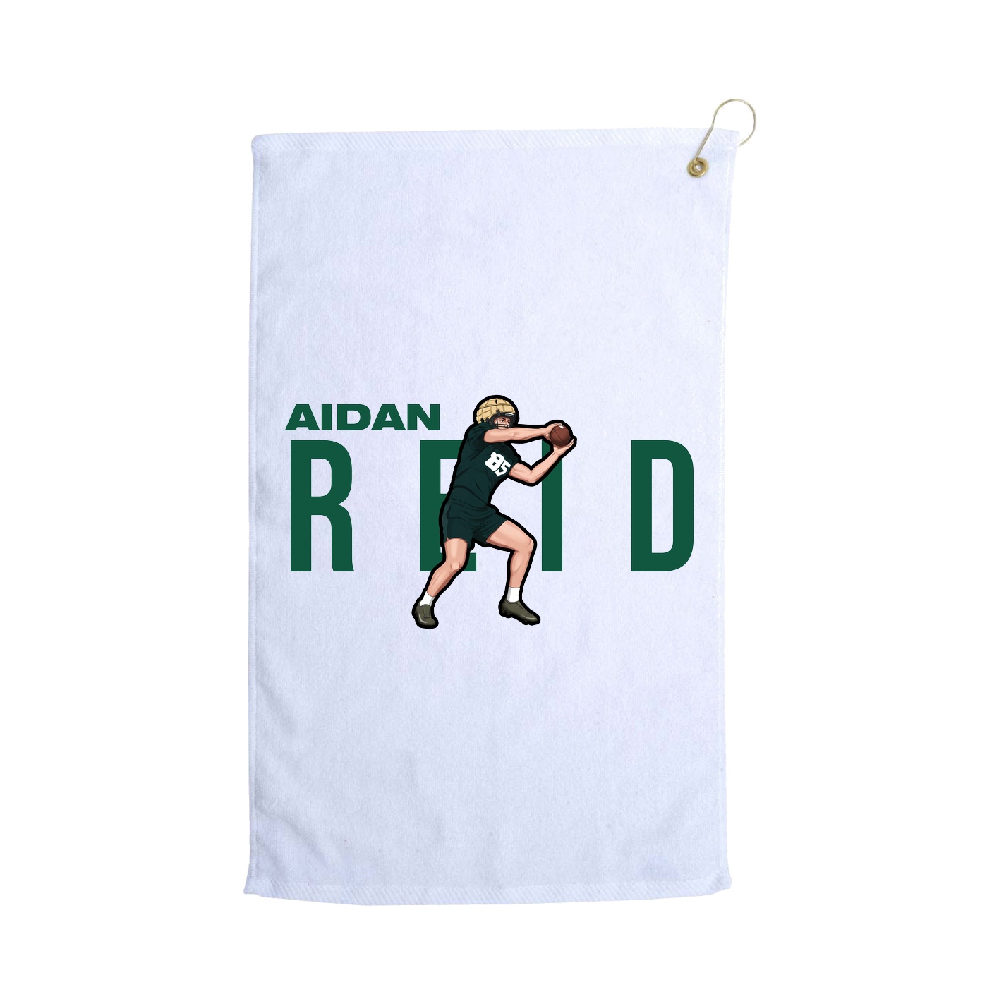 Golf Towel — Player Name in White
