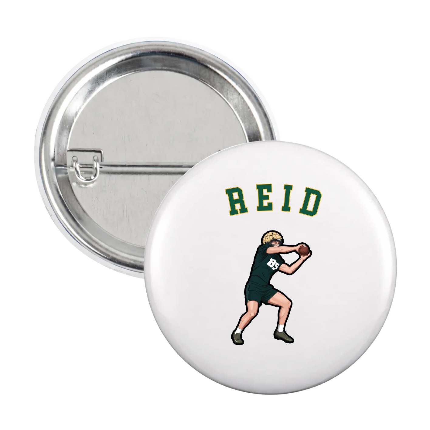 Game Day Button — Shirsey Arch in White