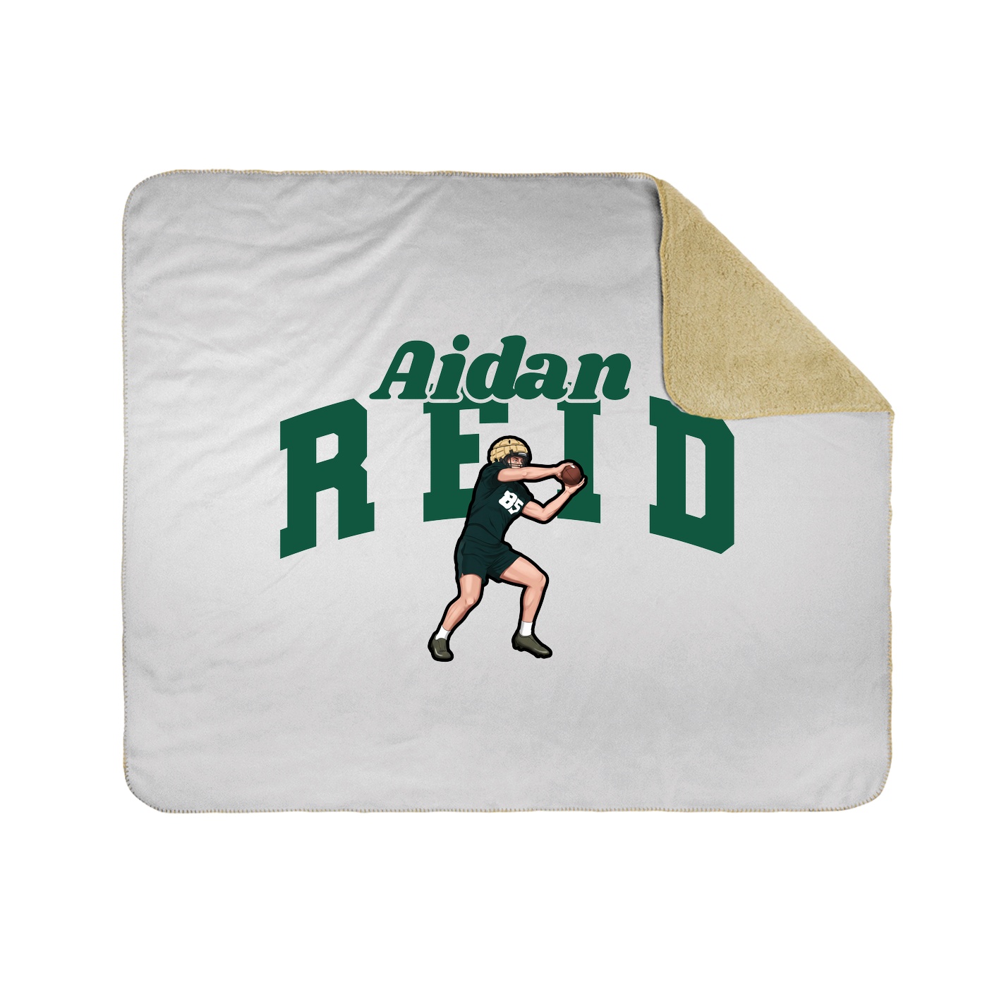 Throw Blanket — Signature Arch in White