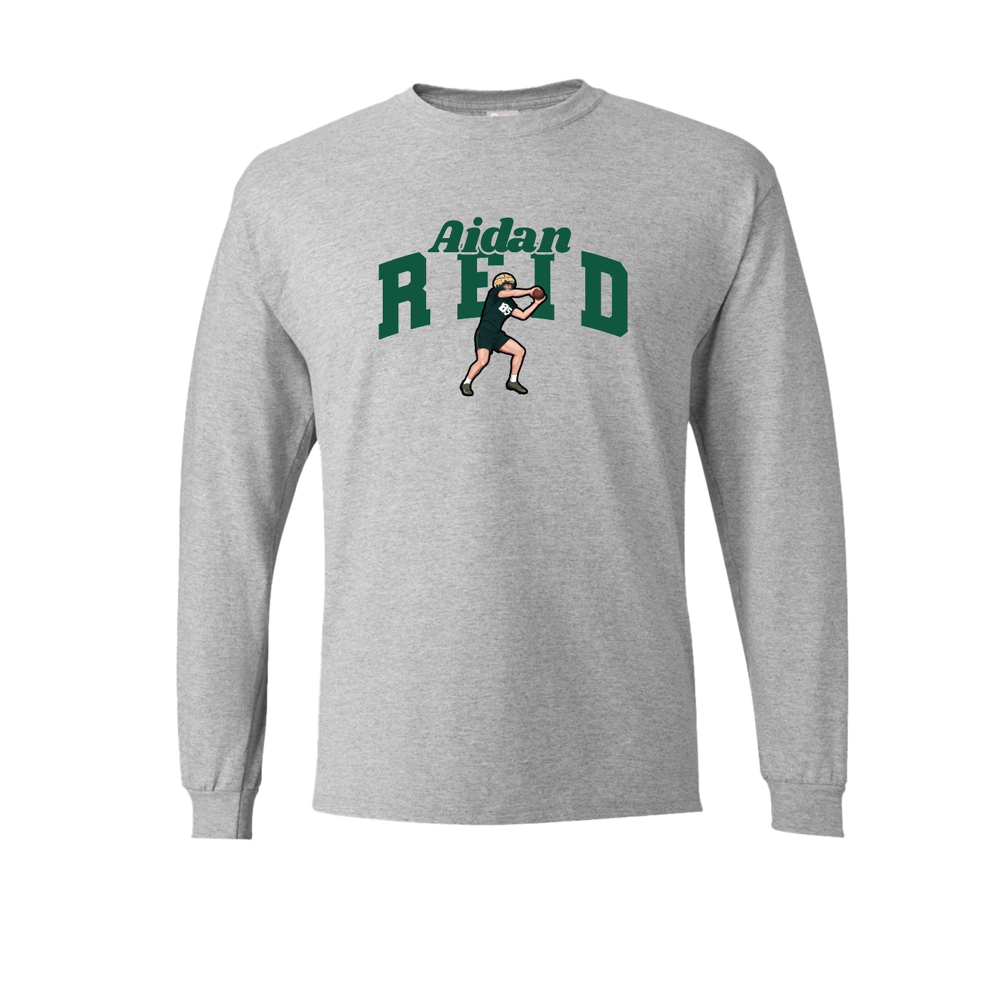Long Sleeve Tee — Signature Arch in Grey
