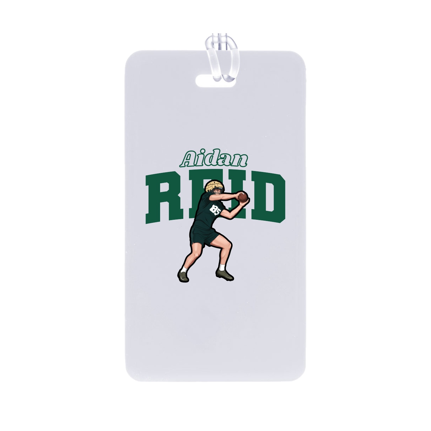 Bag Tag — Name Arch in Classic