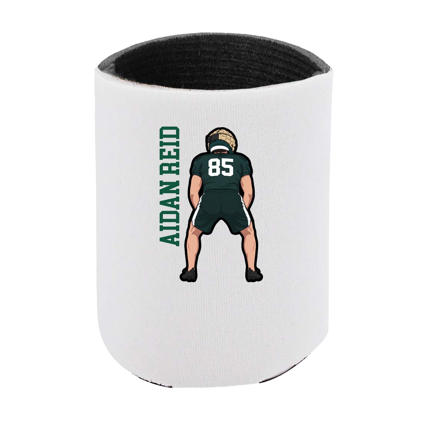 Can Holder — Name Vertical in White