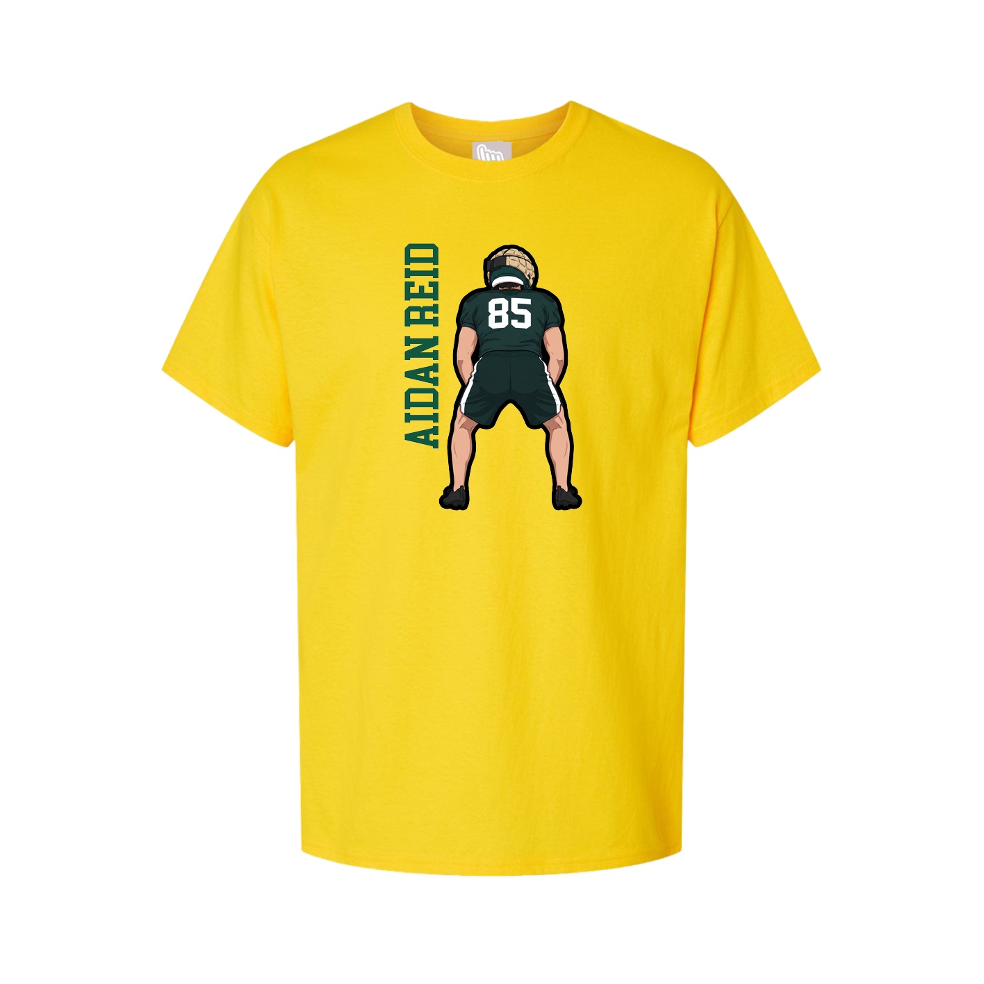 Tee — Name Vertical in Gold