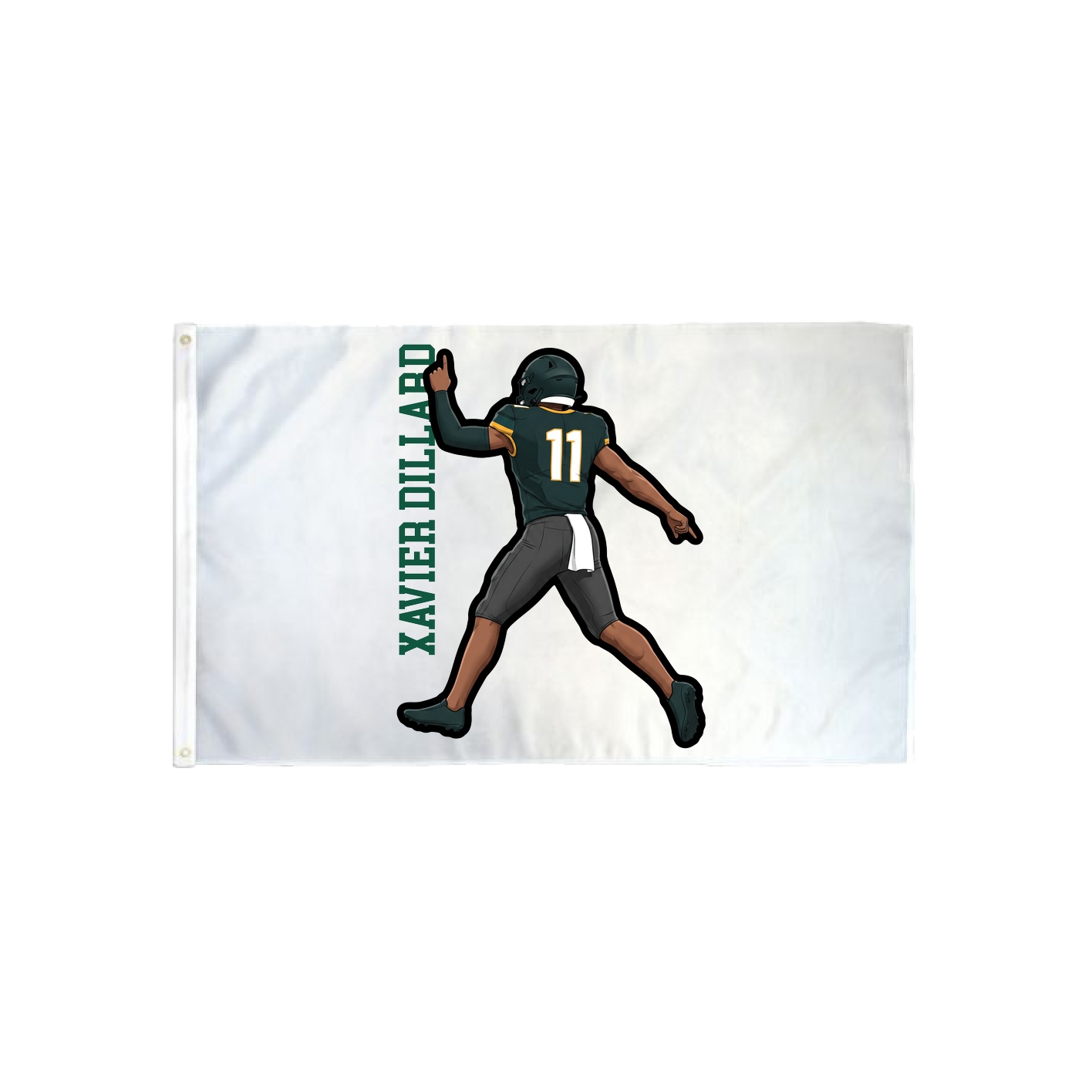 3x5 Flag — Name Vertical in Classic