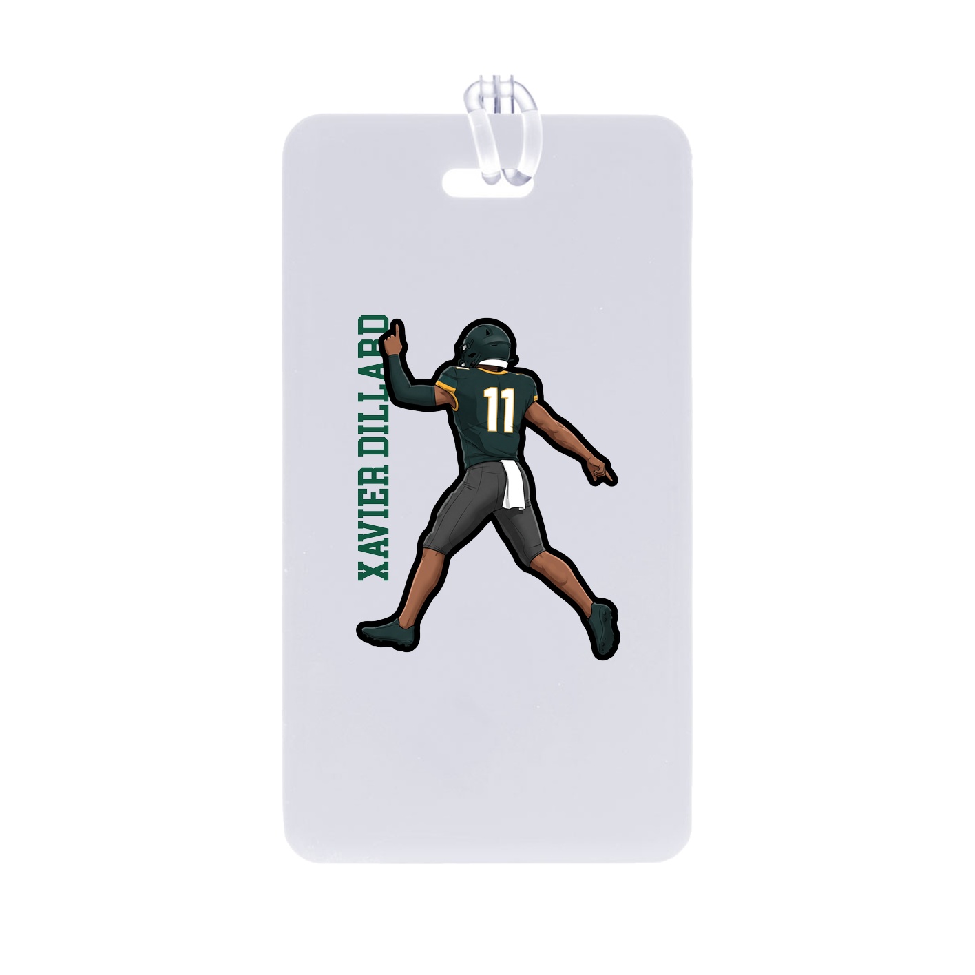 Bag Tag — Name Vertical in Classic