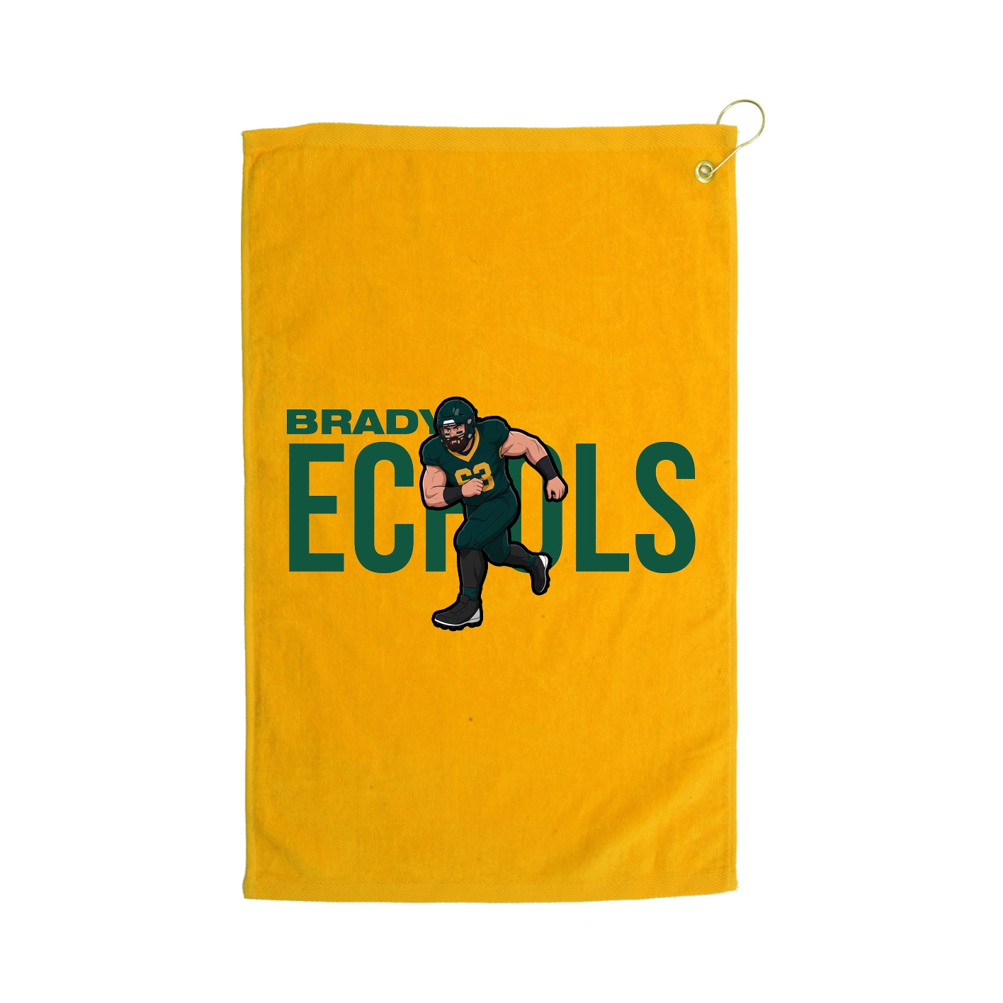 Golf Towel — Player Name in Gold