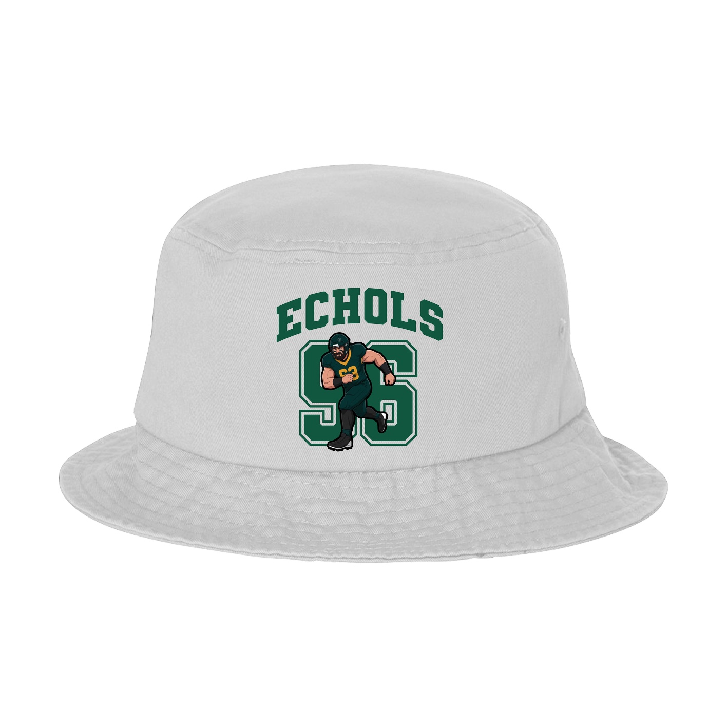 Bucket Cap — Number in White
