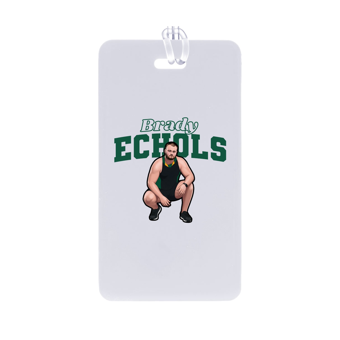Bag Tag — Name Arch in Classic