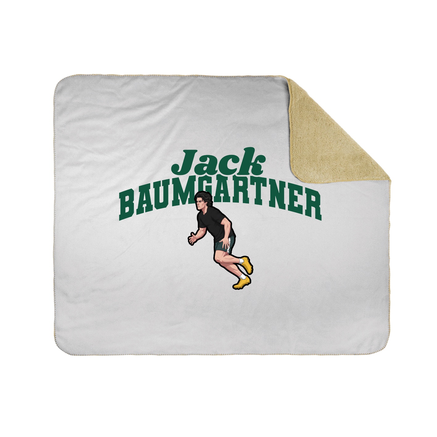 Throw Blanket — Signature Arch in White