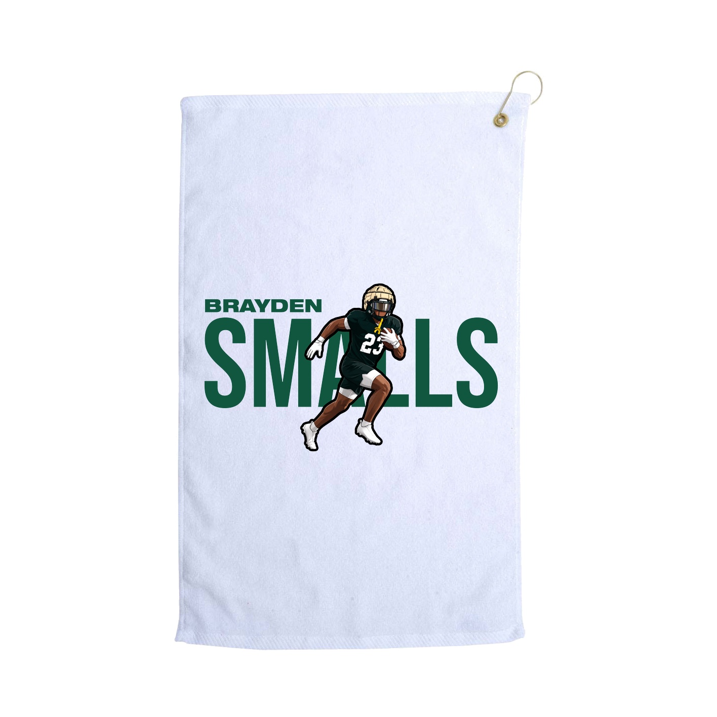 Golf Towel — Player Name in White