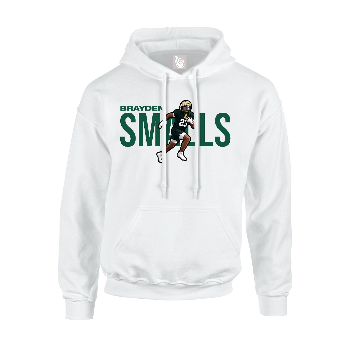 Hoodie — Player Name in White