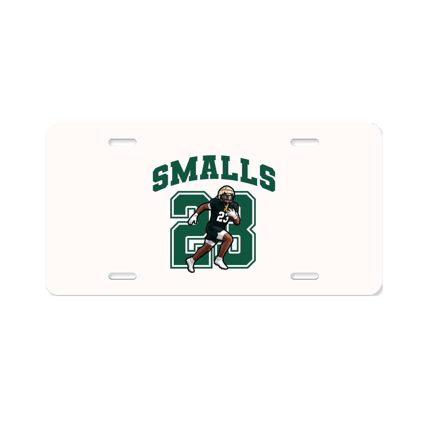 License Plate — Number in Classic